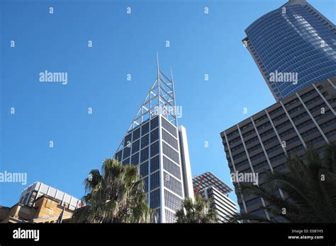 High Rise Office Buildings In Sydney City Centre As Viewed From