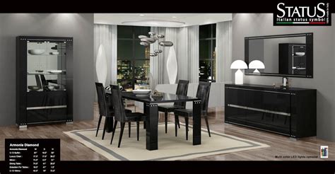 Turn any meal into a dining experience with inmod's collection of modern dining sets. Diamond Black Lacquered Modern Dining Room Set