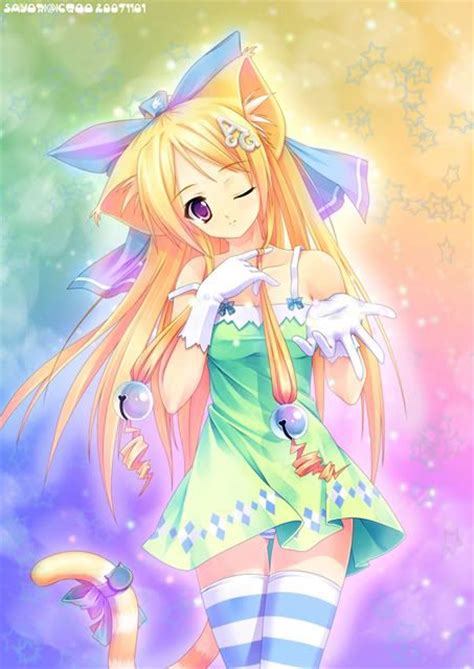 Cute Anime Cat Girl Anime Girl Wolfs Pinterest Cats Anime And