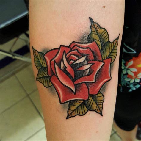 Traditional Rose Done By Shane Olds At Studio Xiii In Orlando Fl