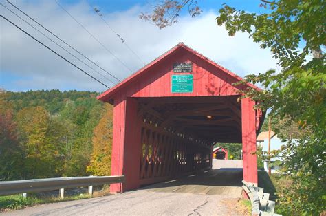 Station Covered Bridge Northfield Falls Vermont Usa The Flickr