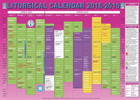 (or focus on the colors in step 4 below.) 2. Catholic Liturgical Calendar 2020 Pdf - Calendar ...