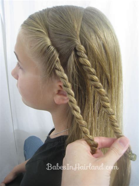 Rope Braid Hairstyle From Babes In Hairland