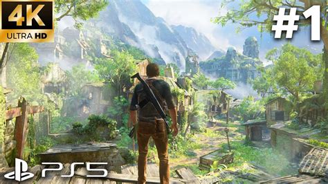 Uncharted 4 Ps5 Remastered Gameplay Walkthrough Part 1 Uncharted