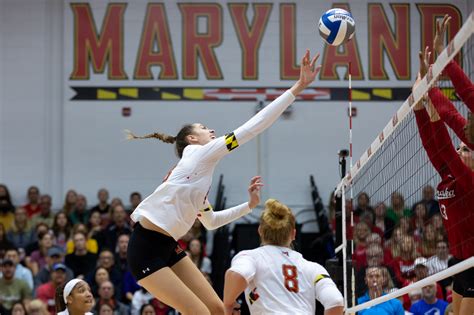 Maryland Volleyball Showed Its Poise In Upset Win Against Purdue
