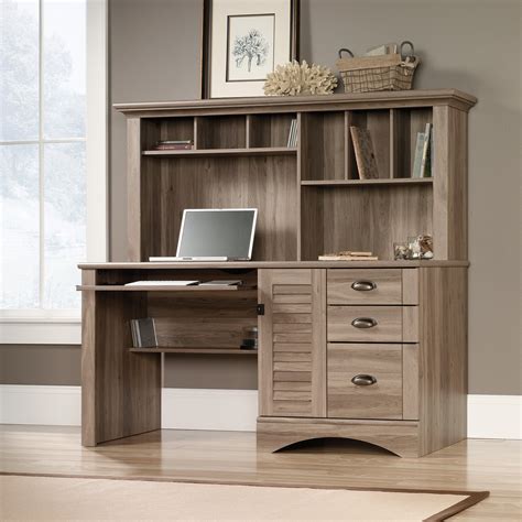 Buy Sauder Harbor View Computer Desk With Hutch 415109 For Only 48495