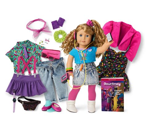 American Girl Doll Courtney Moore Is From The Totally Awesome 80s