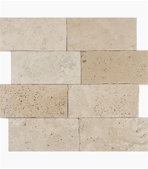 3×6 Ivory Tumbled Travertine Tile Ozer Tile And Stone