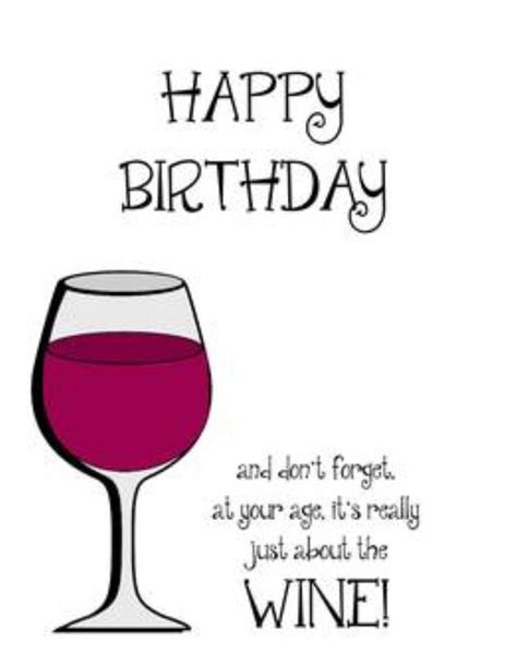 Birthday Wishes Wine Quote Shortquotes Cc
