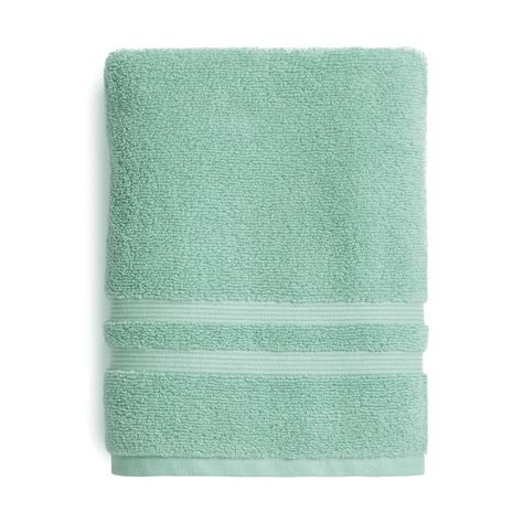 Mainstays Performance Solid Bath Towel 30 X 54 Mint Walmart Com