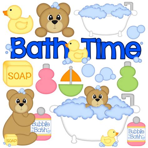 Free baby in a bath clipart for personal and commercial use. clipart bath time - Clipground