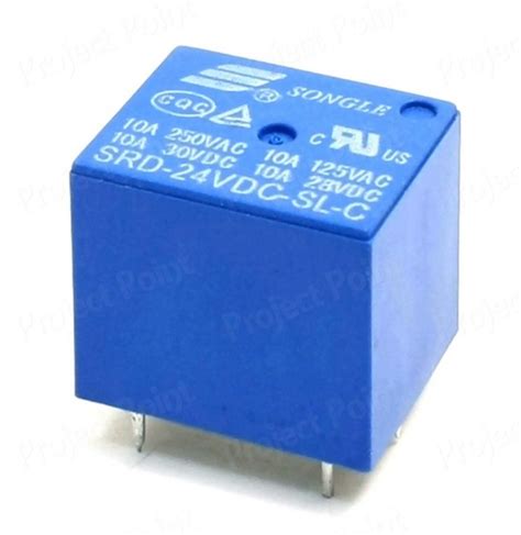 Relay 24v 10a 5 Pin Pcb Type Songle 24v Relay Pcb Relay T73 Relay