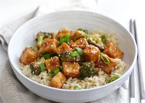 Pan Fried Sesame Tofu With Broccoli Simple Recipes