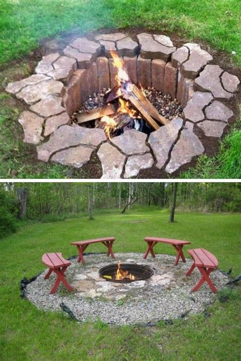 25 In Ground Fire Pit Ideas Light Color Live