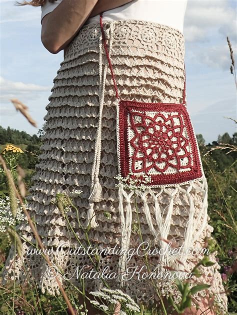 Boho Fringe Crossbody Small Crochet Bag Pattern
