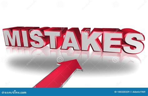 Mistakes Concept Stock Illustration Illustration Of Mistakes 100320329
