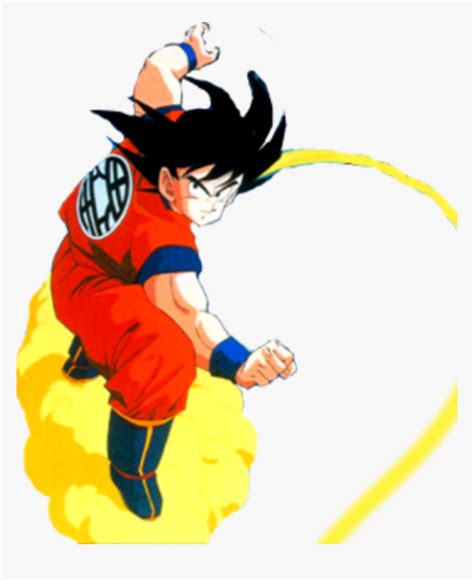 Goku Clipart Fly Goku Flying Nimbus Png Transparent Png Kindpng