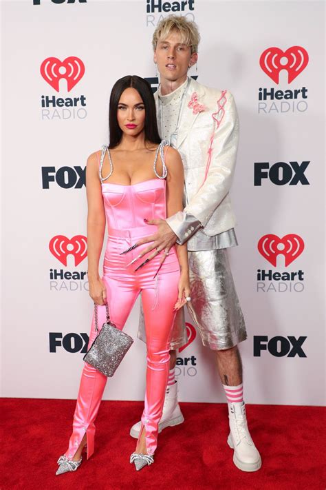 Megan Fox Wears Pink Silk Corset To The Iheartradio Music Awards 2021