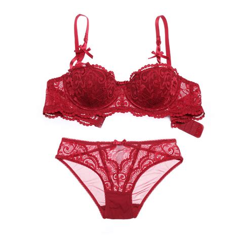 Buy Summer 2016 French Women Underwear Bra Set Red