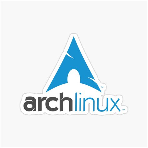 Buy Arch Linux Logo Sticker Online At Best Prices In India Sticker Press