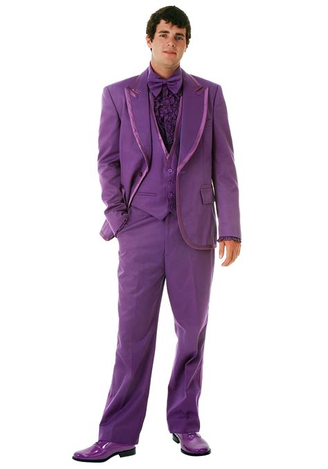 Mens Purple Tuxedo