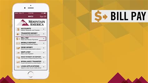 Bill & pay includes 100's of features to meet the unique needs of each business. Mobile App - Bill Pay | Mountain America Credit Union ...