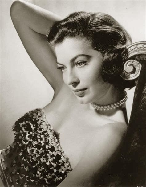 She'd slit her eyes, throw her head at an angle, and the photographer would somehow catch something about her — not elegance or grace, exactly, but… Picture of Ava Gardner