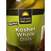 Within the past two decades, interest in understanding the therapeutic mechanisms of ketogenic diet (kd) action has grown steadily. Clover Valley Kosher Whole Dills: Calories, Nutrition