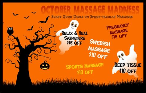 october massage madness until oct 15 relax heal new specials 214 478 2808 the best