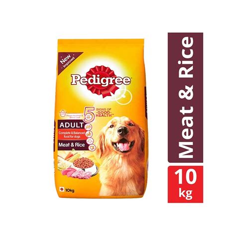 Pedigree Meat And Rice Dog Dry Food Adult Daily Need Delivery