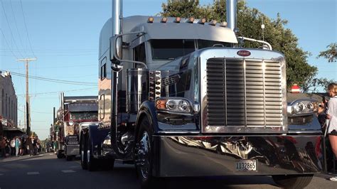75 Chrome Shop Truck Show Big Rig Parade Youtube