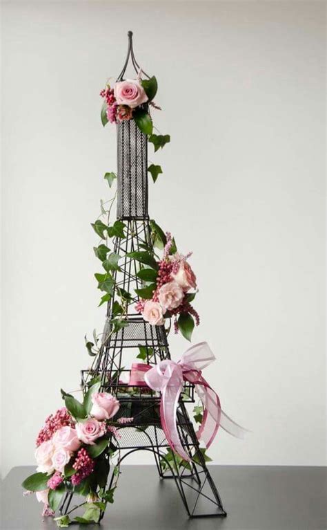 60'' h x 72'' w Paris theme table decor | Cristina's Bridal Shower | Paris ...