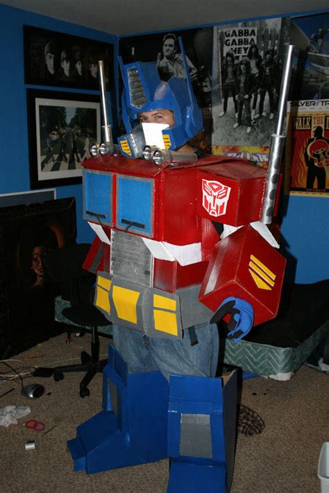 Optimus Cosplay Wip 2 By Jenericlive On Deviantart