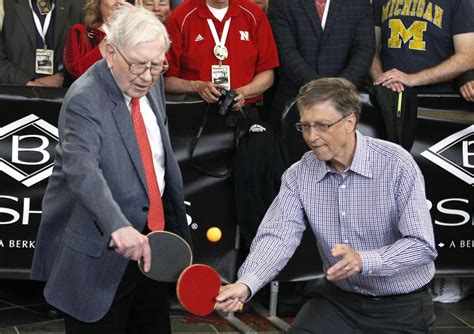 ping pong power players bill gates warren buffett rich people