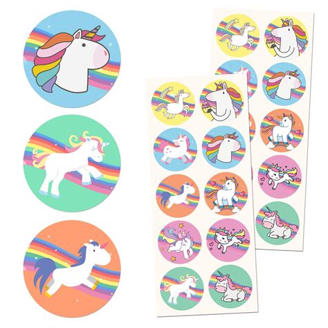 Unicorn Stickers Set 10 Designs 20 Sheets 200 Stickers Buy Online