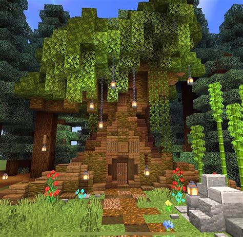 21 Minecraft Treehouse Build Ideas And Tutorials Moms Got The Stuff