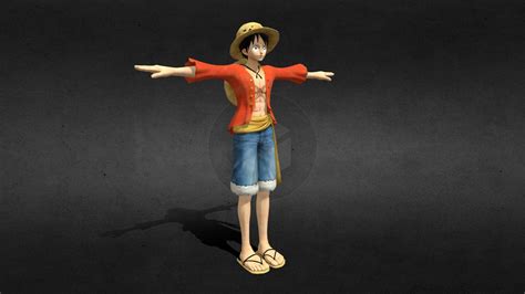 Monkey D Luffy One Piece Buy Royalty Free 3d Model By