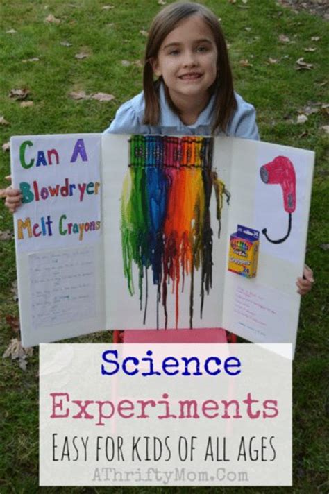 Fast And Easy Science Fair Experiments For Kids Of All Ages A