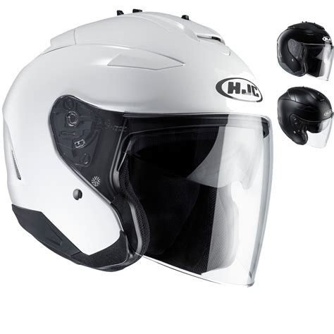 Hjc Is 33 Ii Plain Open Face Motorcycle Helmet Open Face Helmets