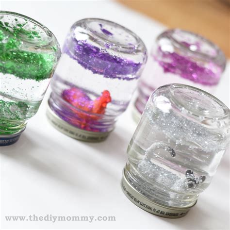 Make Diy Snow Globes A Kids Craft