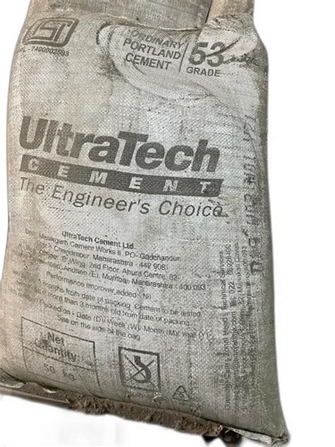 Ultratech Opc 53 Grade Cement At Rs 320bag Gorakhpur Id 2851583153962