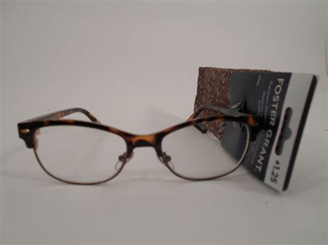 Reading Glasses Foster Grant Cleo Tort Brn 598 Ebay
