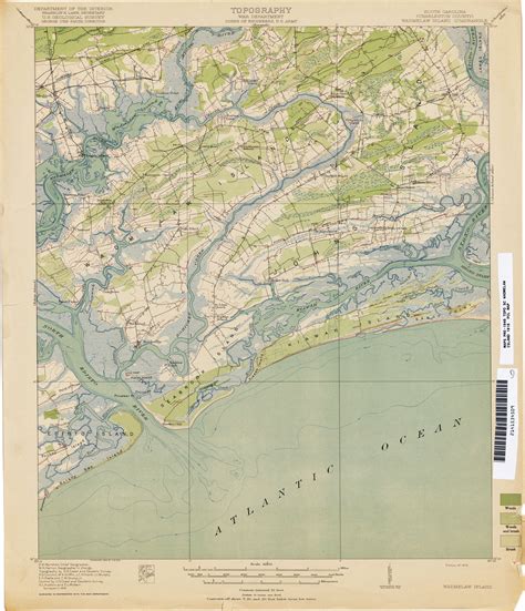 South Carolina Historical Topographic Maps Perry Castañeda Map