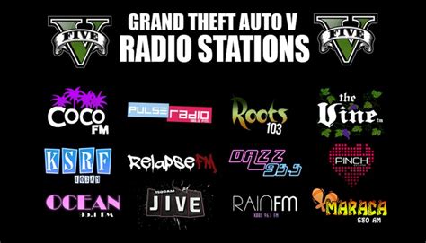 Gta 5 Radio Stations Gta 5 Radio Stations Official Preview And Logos