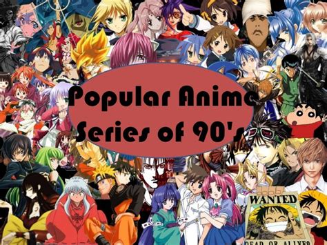 popular anime series of the 90 s slides
