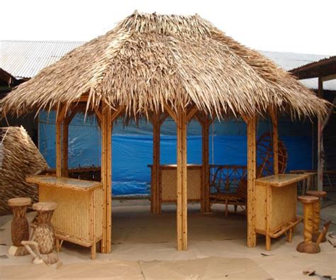 A tiki hut is an excellent way to add some character to your backyard and give you an interesting place to host parties. Custom Tiki Huts - Paradise Outdoor Kitchens • Outdoor ...