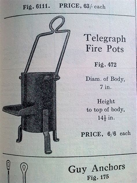 Telegraph Firepot Collectors Weekly