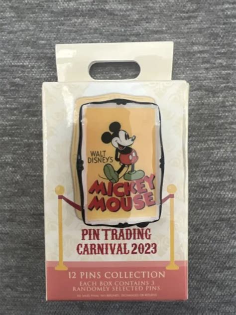 Hkdl Hong Kong Disney Trading Carnival 2023 Mystery Poster Pins