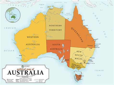 Map of Australia 70 Piece Jigsaw Puzzle for Kids – Where Exactly Maps