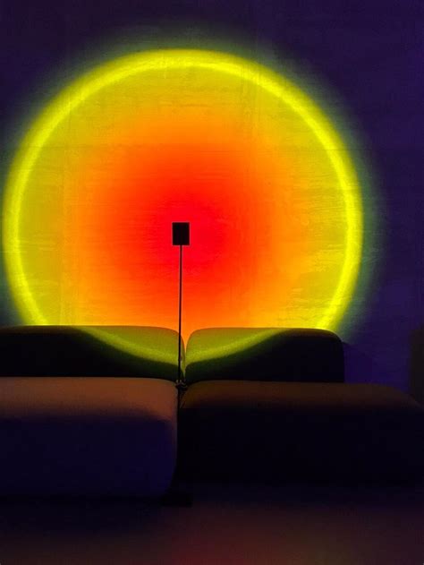 Sunset lamp night light sunset projection lamp projector halo lamp warmness light floor lamp for room bedroom wall decoration. HALO EDITION | Light Installation in 2021 | Light ...